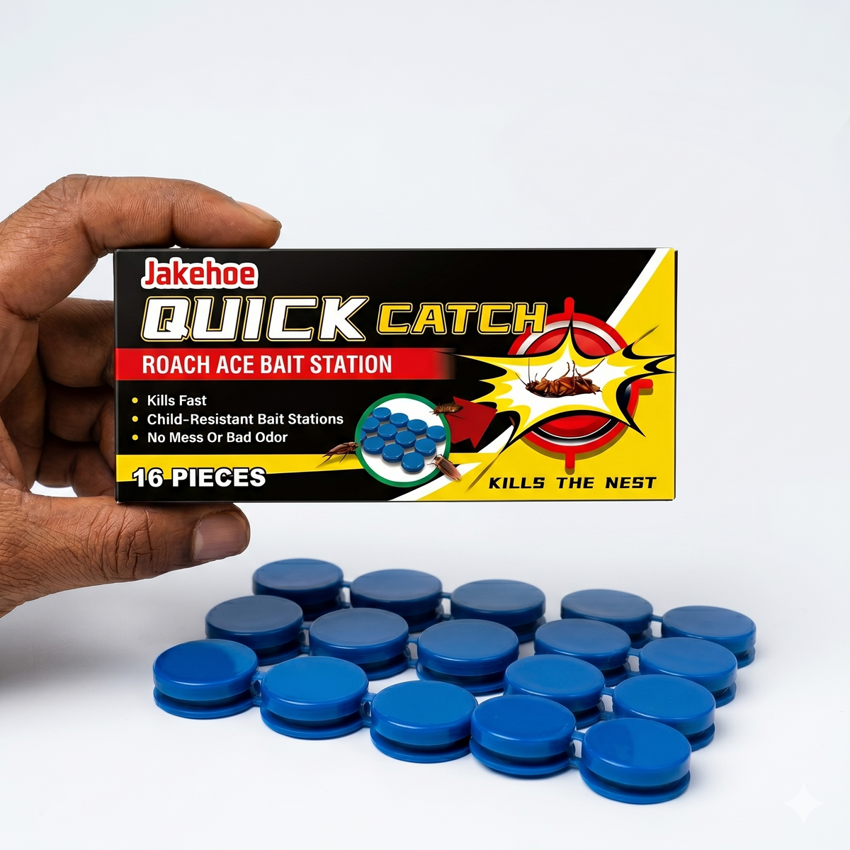 APPATS QUICK CATCH POUR INSECTES , CAFARDS OU SOURIS! ( 16 APPATS REUTILISABLES PLUSIEURS FOIS)