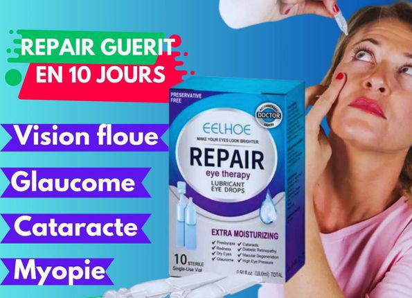 BOITE DE GOUTTES DE REPARATION OCCULAIRES POUR TRAITEMENT COMPLET : REPAIR  CLEAR VISION